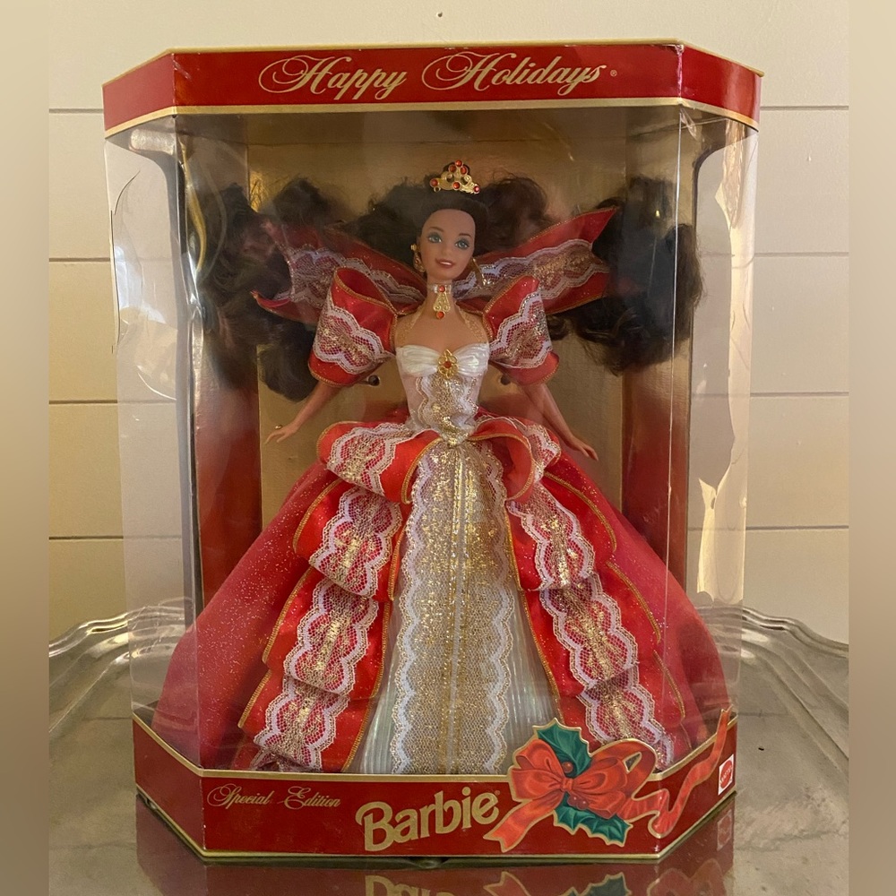 Barbie Happy Holidays 10th Anniversary 1997 Vintage